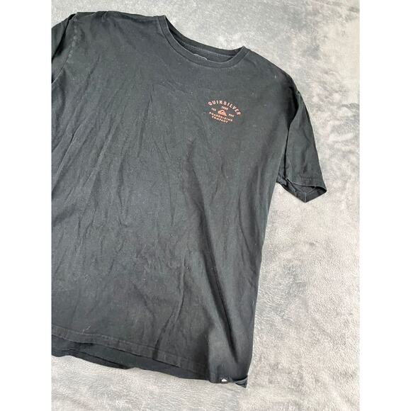 Men’s Quiksilver 2XL Black Graphic T-Shirt – Good Condition - Picture 7 of 10